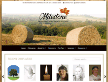 Tablet Screenshot of milestonemonument.com